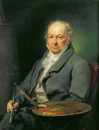 Francisco Jose de Goya by Vicente Lopez y Portana